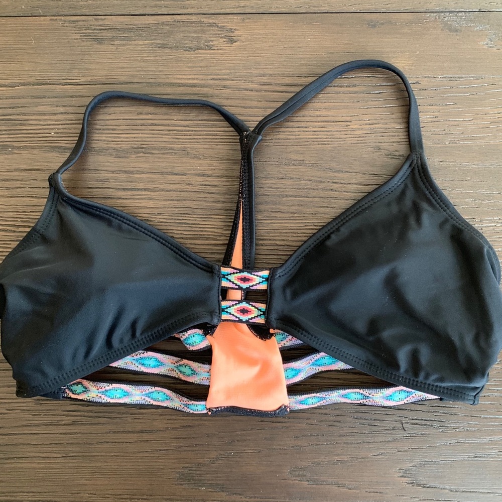 black bikini top